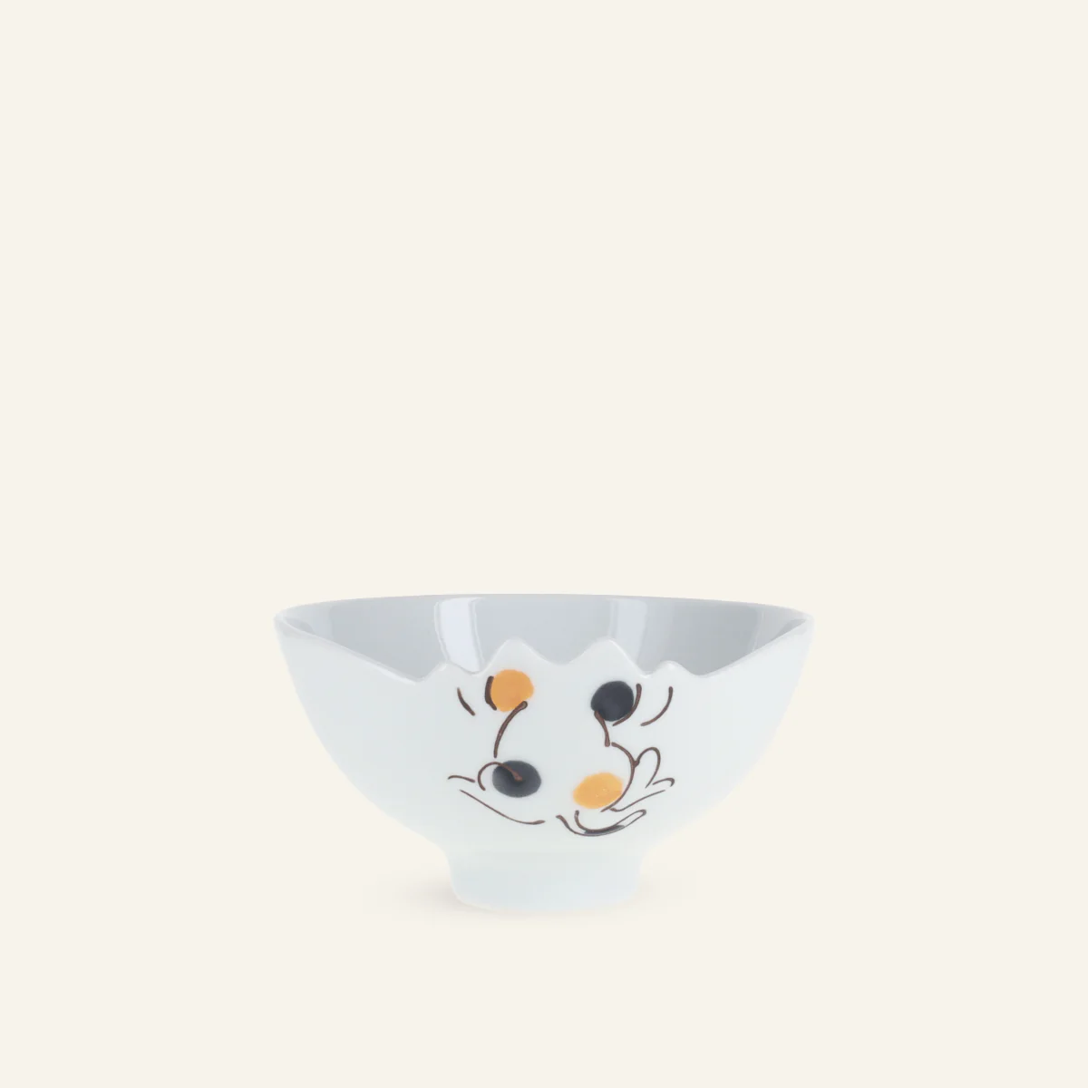 Bol en porcelaine Hasamiyaki "Neko"