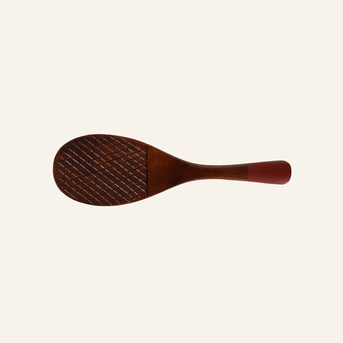Spatule Ă riz Shamozi en bois de lithocarpus glaber