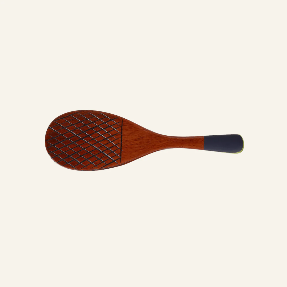 Spatule Ă riz Shamozi en bois de lithocarpus glaber - Image 3