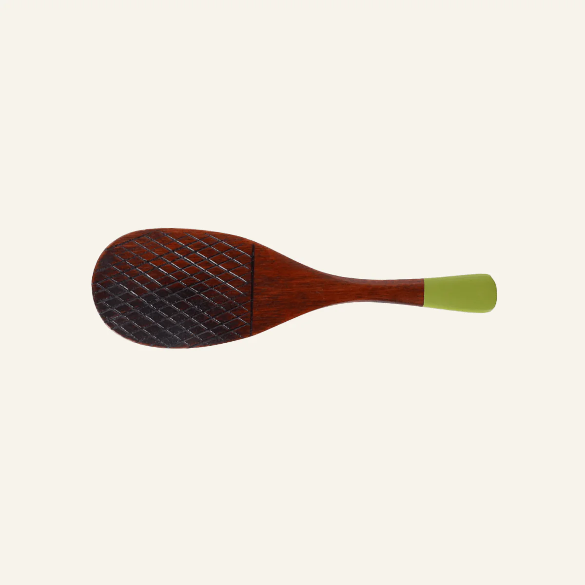 Spatule Ă riz Shamozi en bois de lithocarpus glaber - Image 4