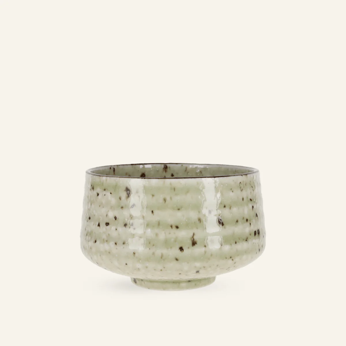 Bol à matcha faïence fine Minoyaki "Fuchisabi"