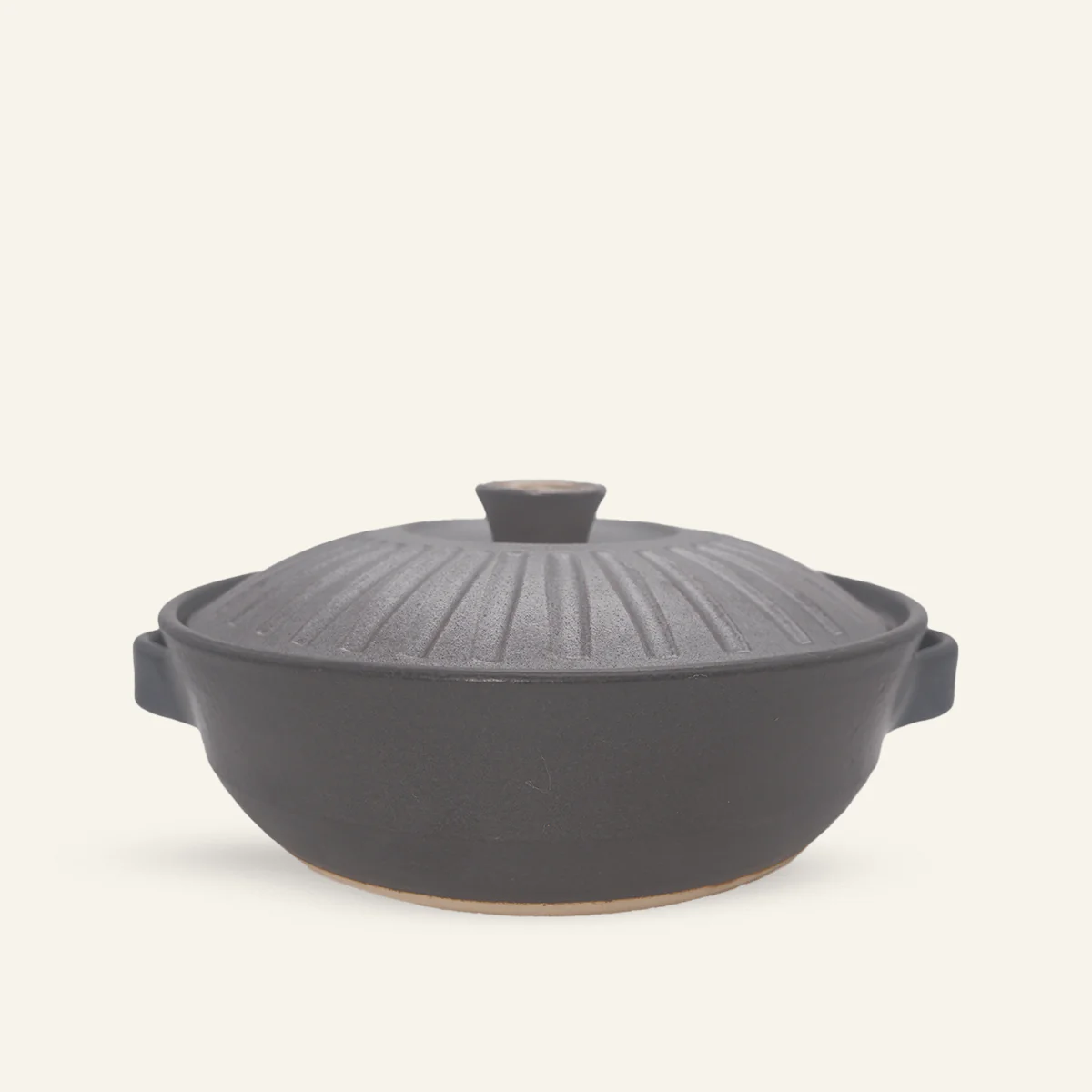 Cocotte noire en grÚs Ί28,8cm " Donabe"