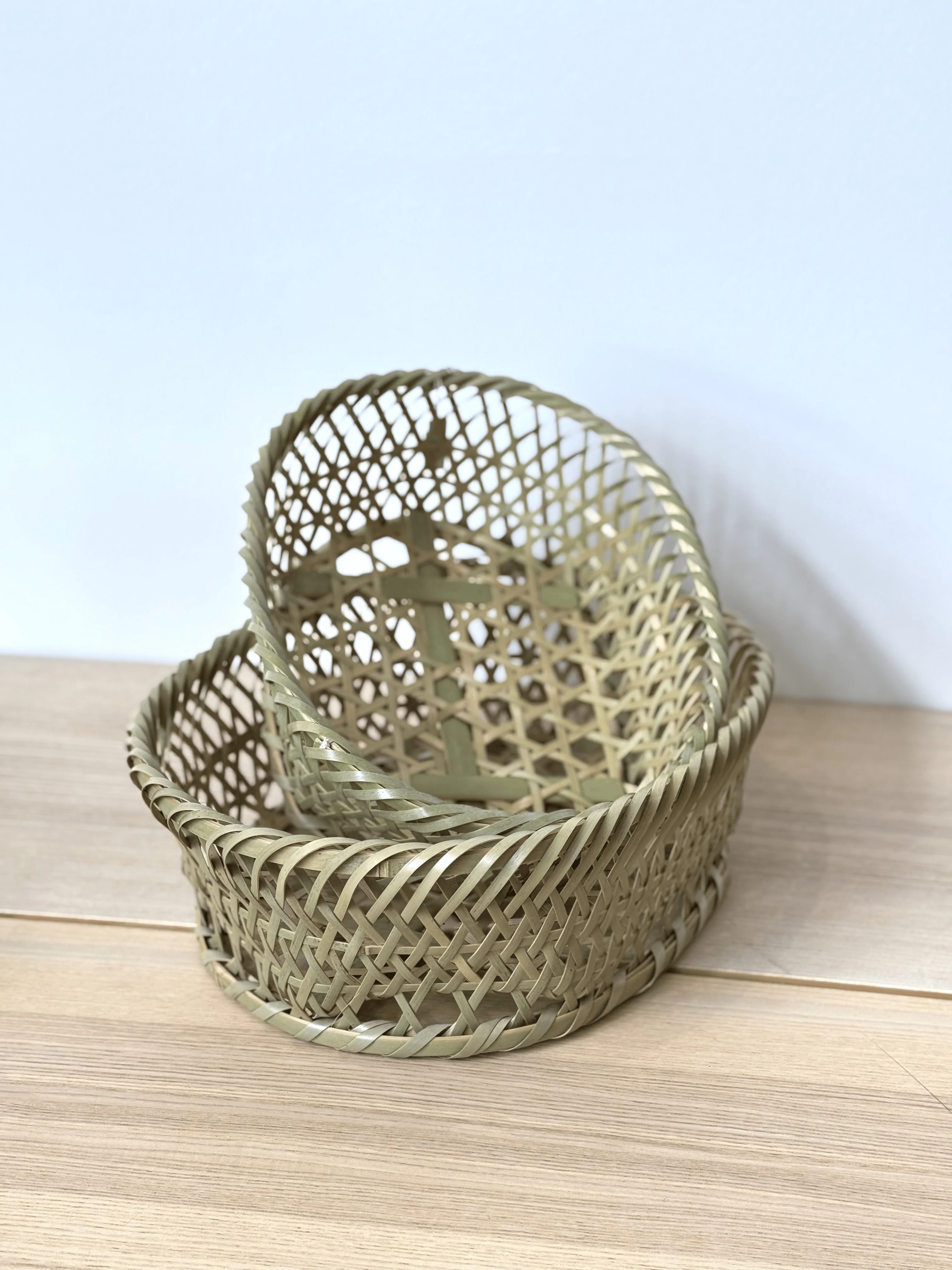 Égouttoir ovale en bambou Chawan Mego - Grand (Ø29cm) - Image 3