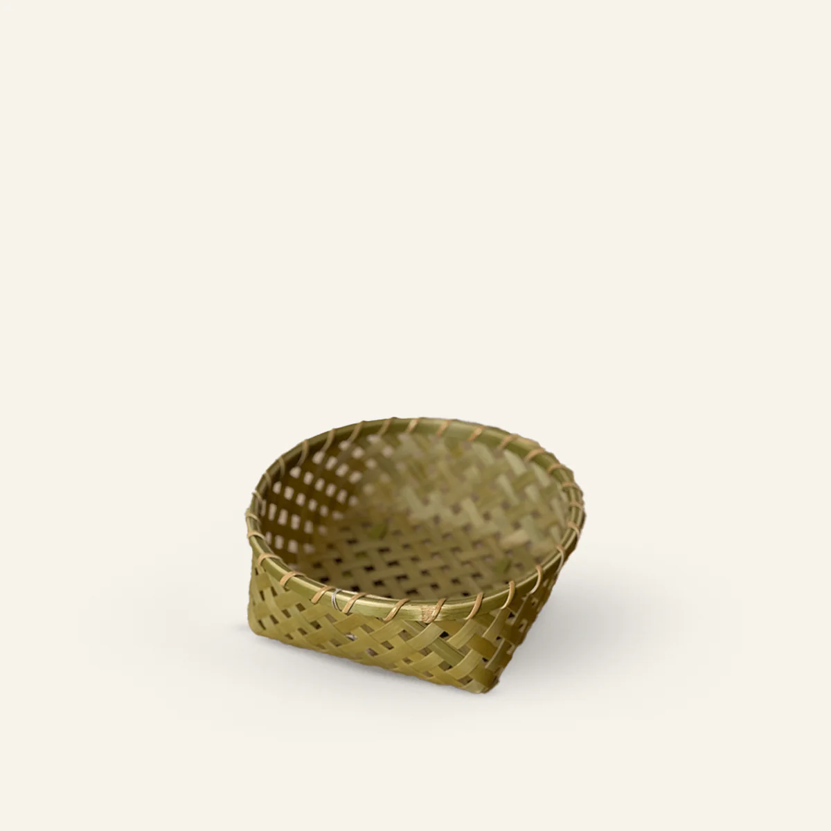 Corbeille ronde en bambou Yotsume - Mini