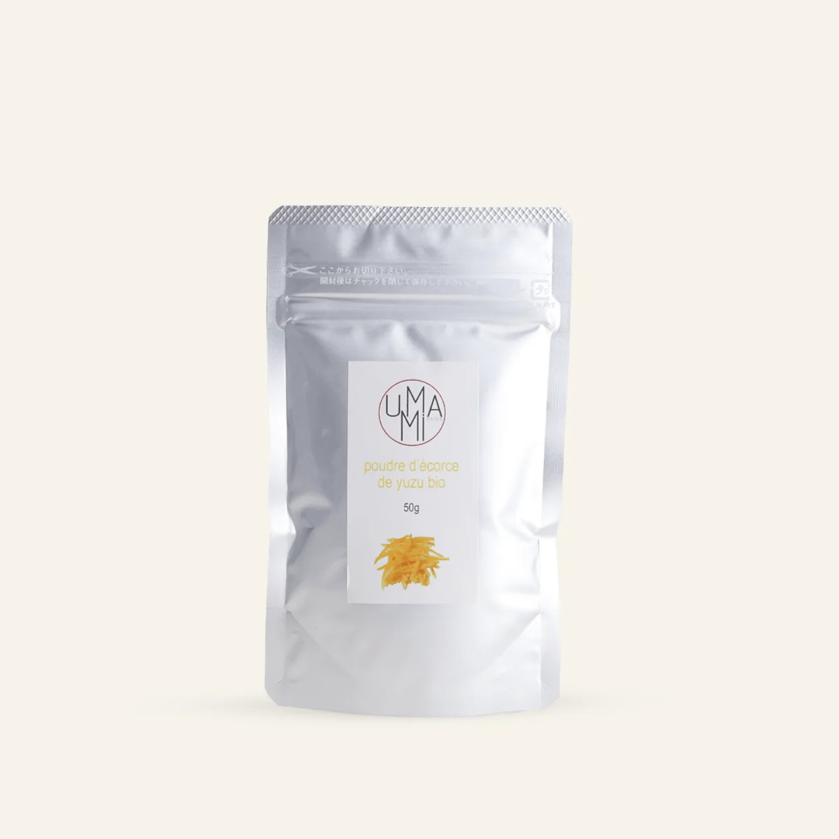 Poudre d'écorce de yuzu bio