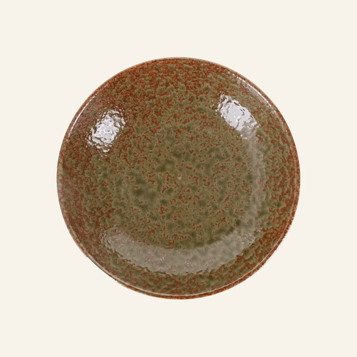 Assiette à nouilles faïence fine Minoyaki "mikan" - Image 2
