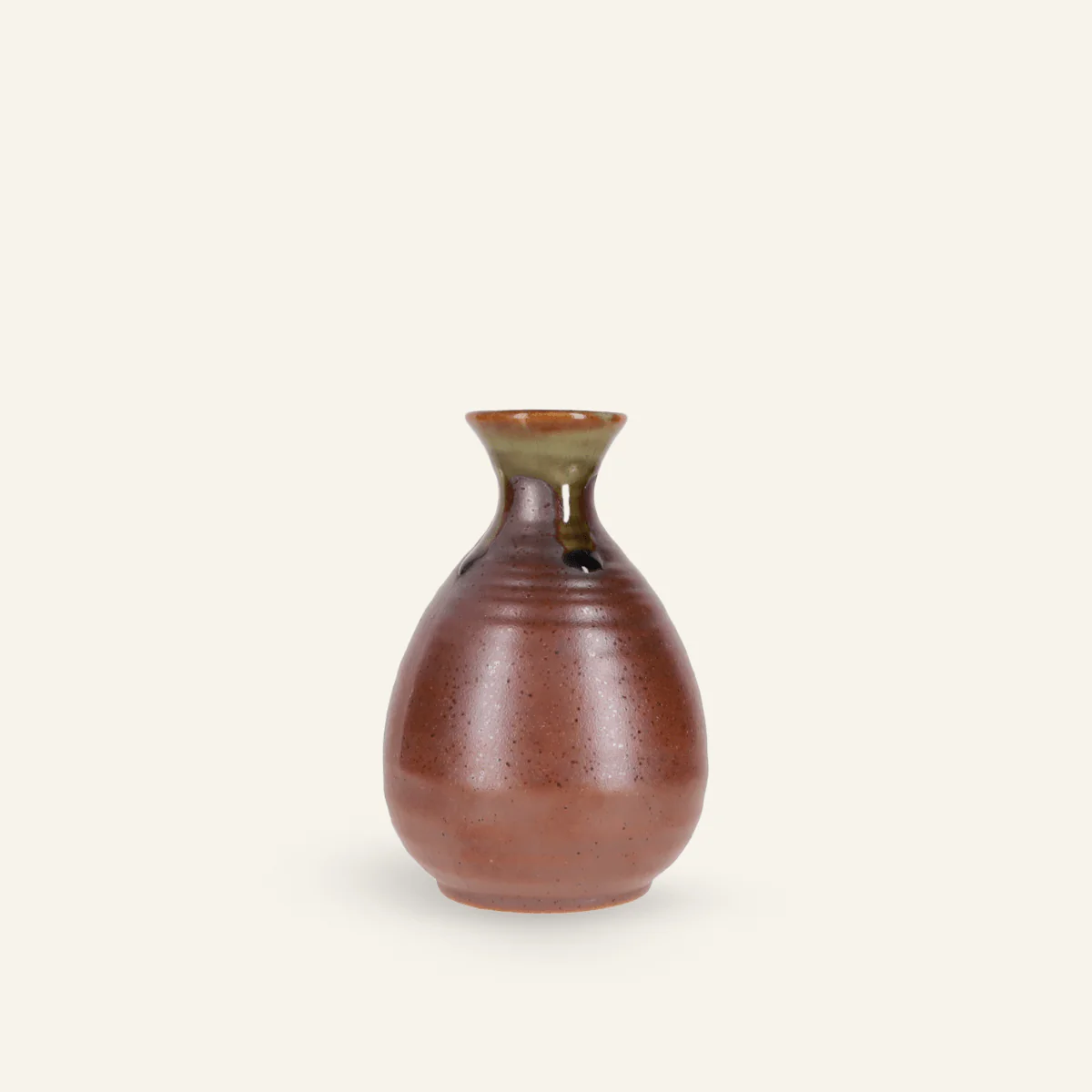 Carafe à saké Tokkuri faïence fine Minoyaki "dakuryuu"