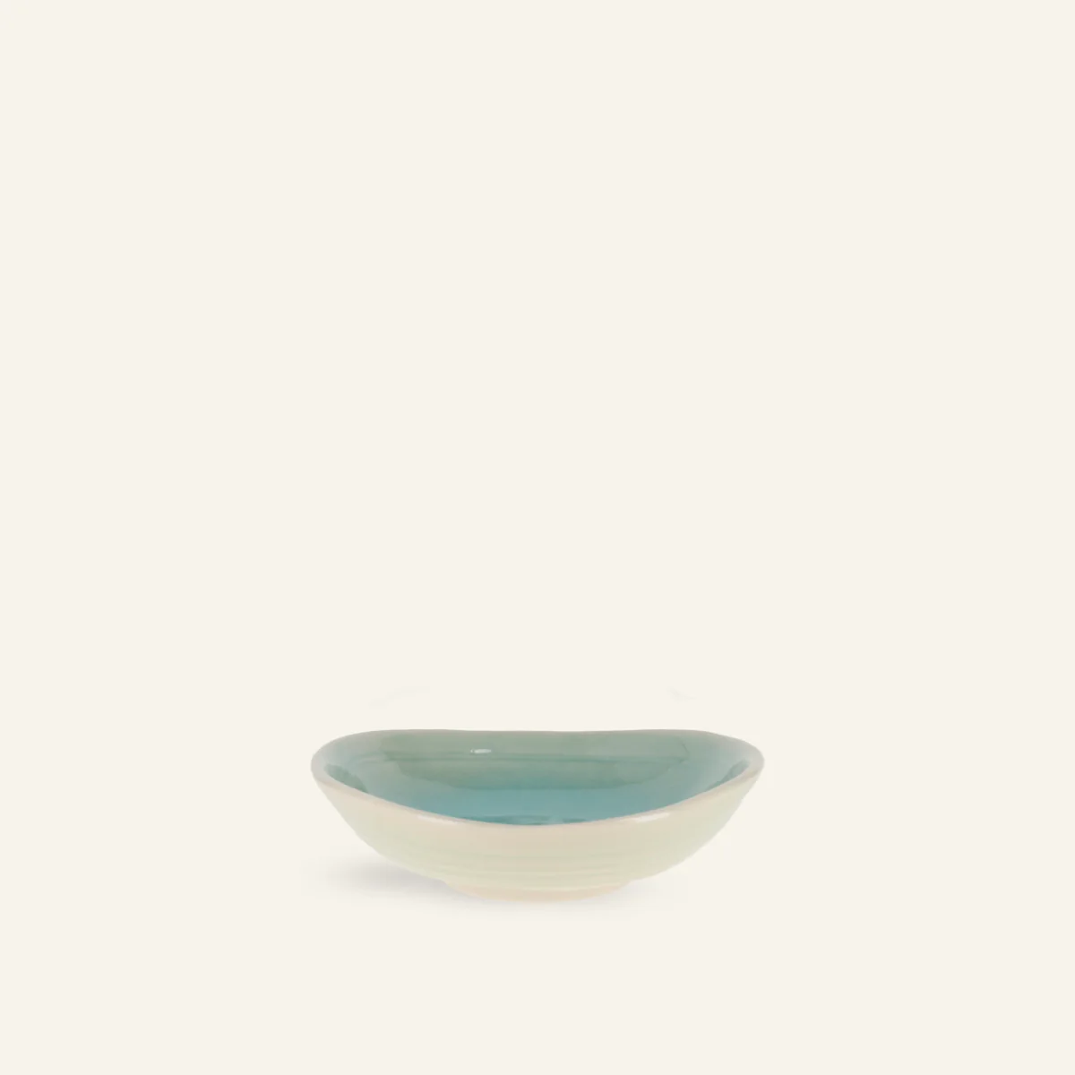 Petite assiette creuse faïence fine Minoyaki "Akari"