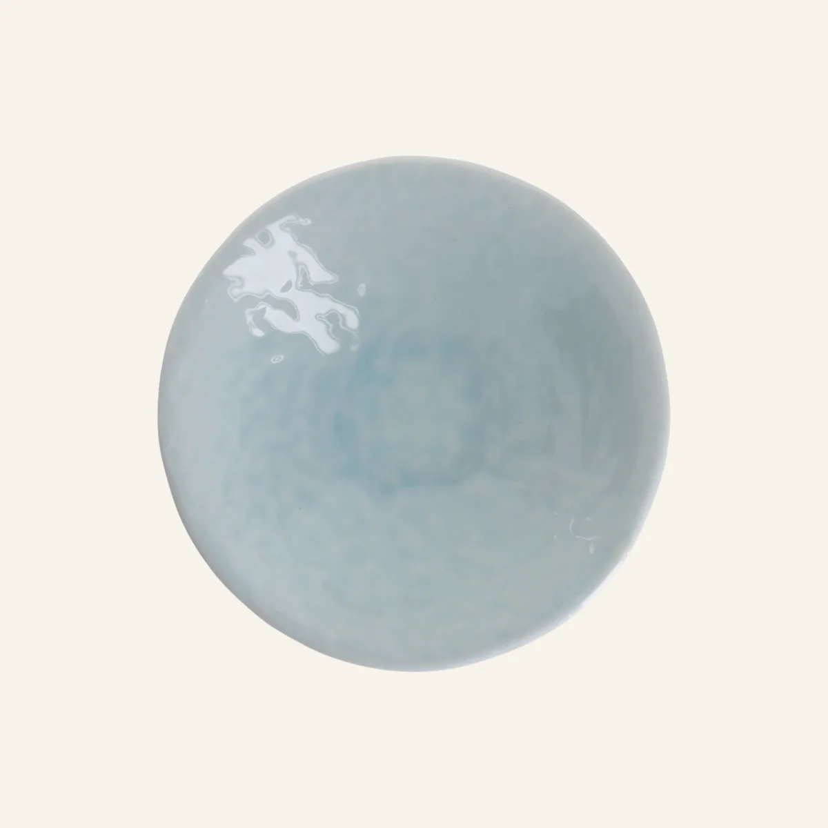 Petite assiette creuse faïence fine Minoyaki "Iwashimizu" - Image 2