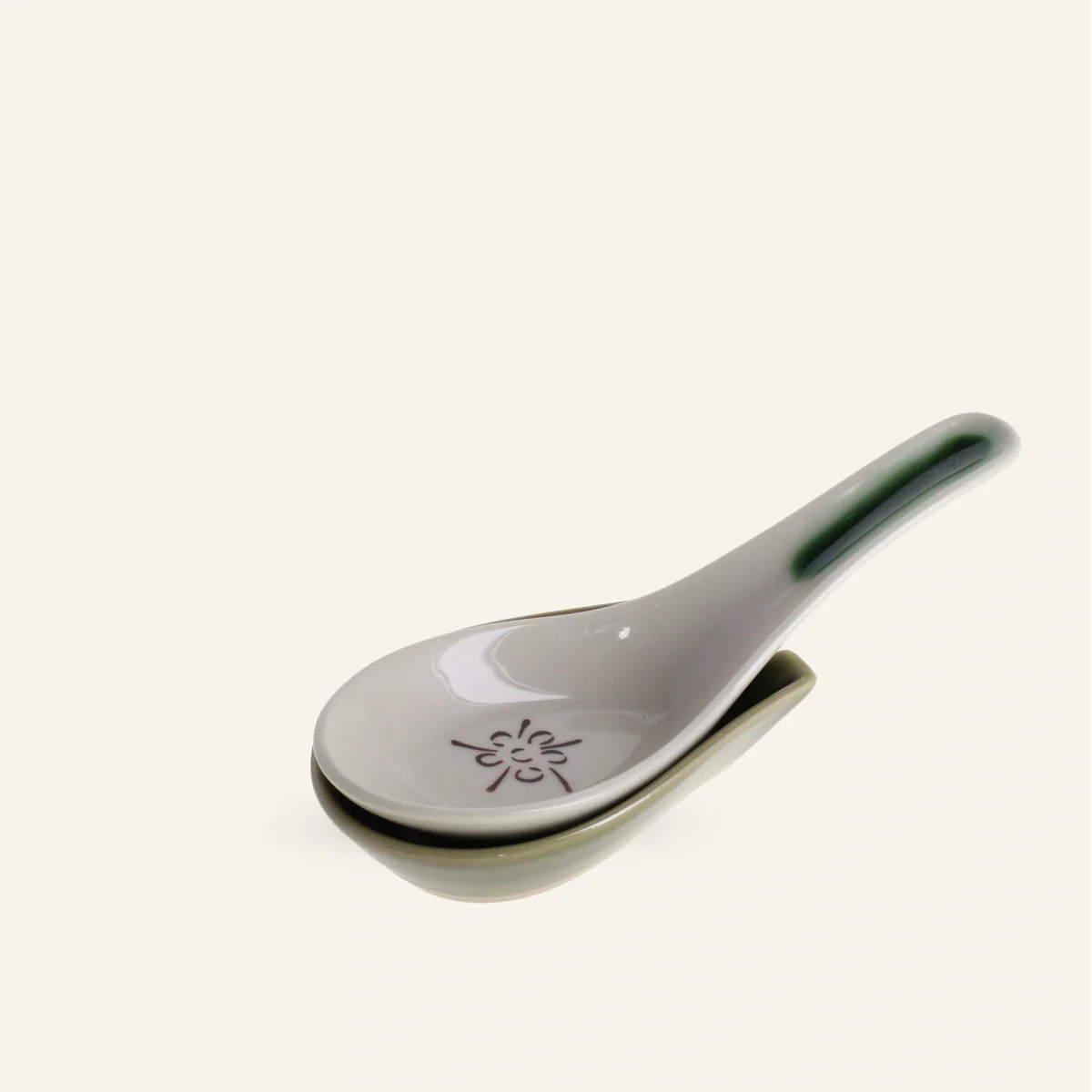 Dessous de cuillère Rengé faïence fine Setoyaki "renge" - Image 2