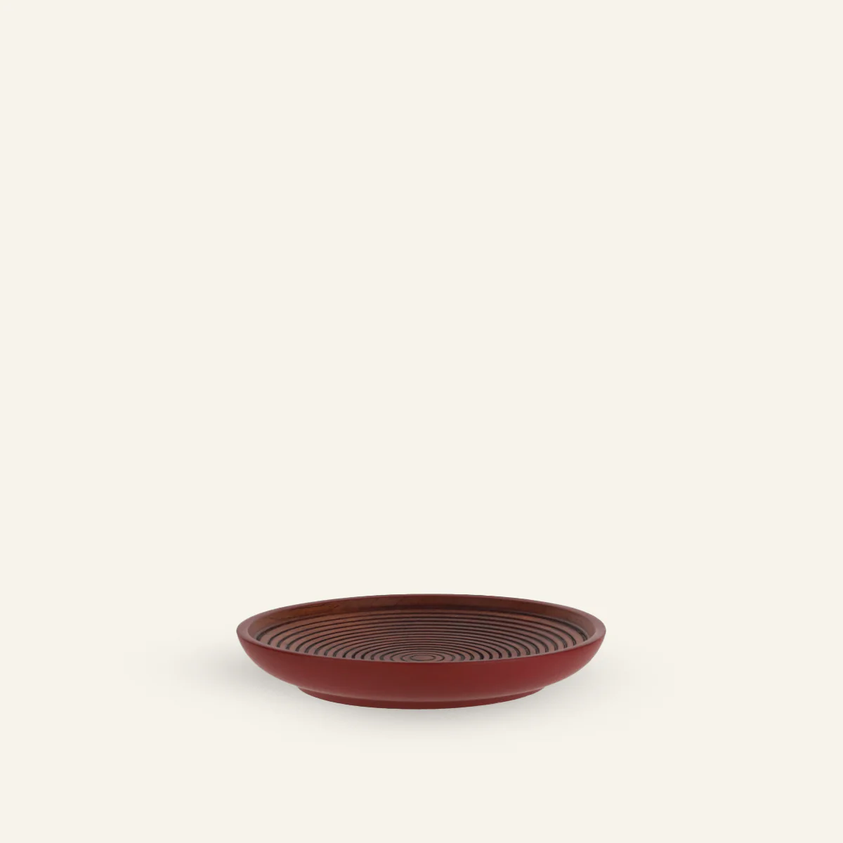 Assiette en bois de lithocarpus glaber
