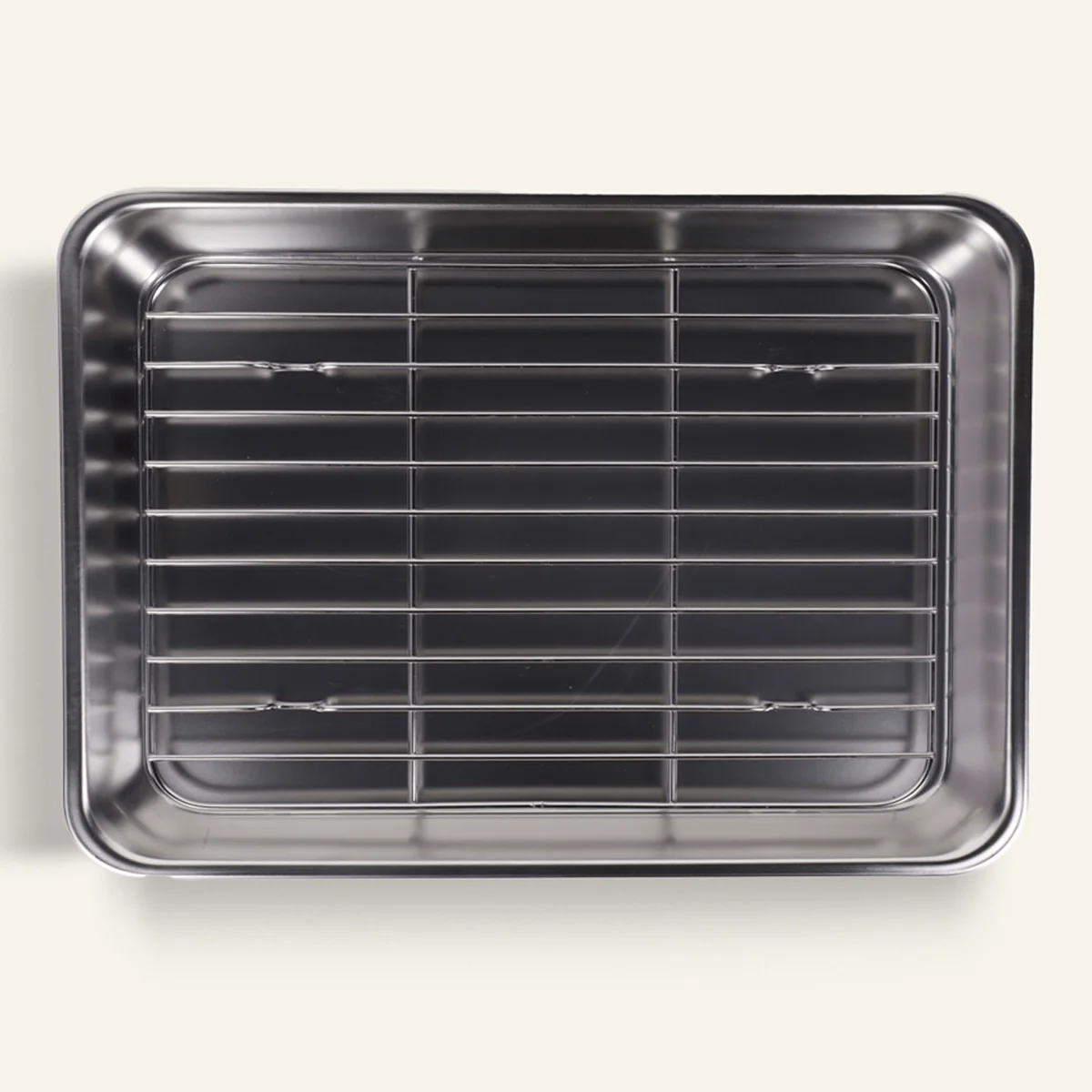 Plat à débarrasser en inox avec grille - Image 7